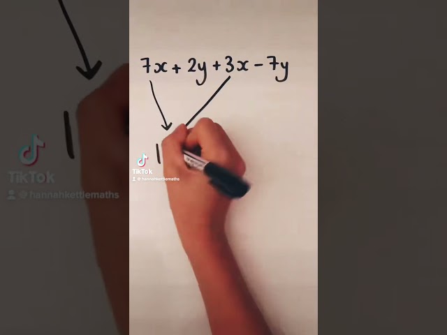 Simplifying Expressions / Collecting like terms / Algebra