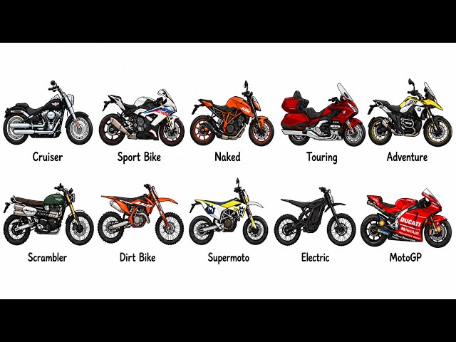 Every Motorcycle Type Explained in Under 1 Minute