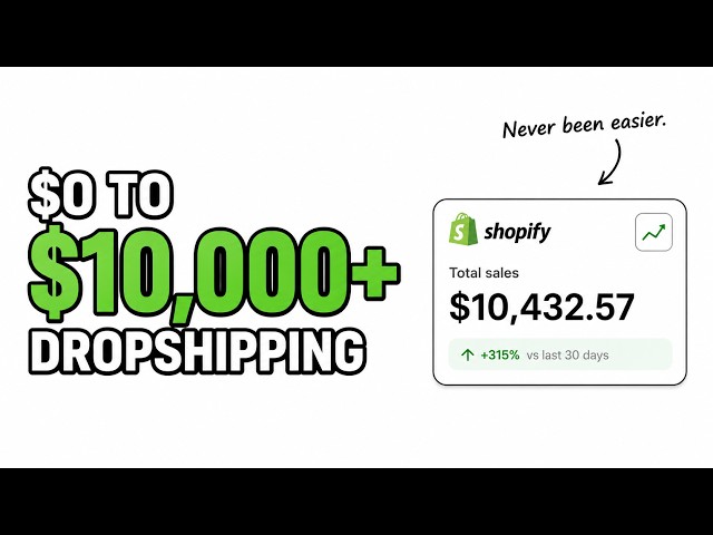 The NEW Way to Start Dropshipping With AI in 2026 (simply explained)