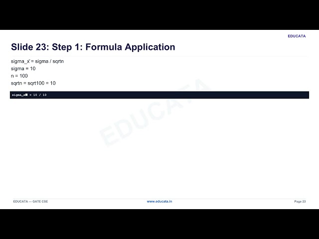 Episode 25: Probability: Central Limit Theorem (CLT) & Standard Normal Z-Table | GATE CSE