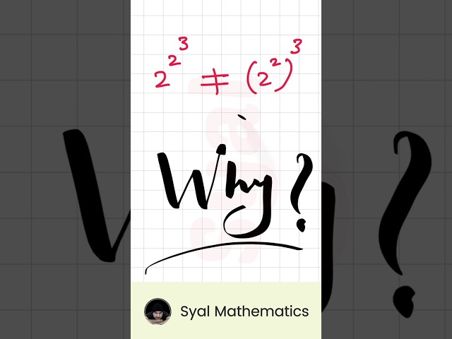 Stop making this EXPONENT mistake! ❌ ordered operations #shorts