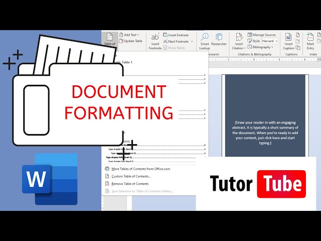 Basic MS Word Document Formatting from Start to Finish