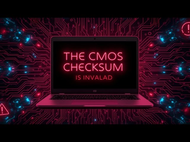 HP Laptop Stuck on ‘CMOS Checksum Is Invalid’? Simple Tutorial That WORKS!