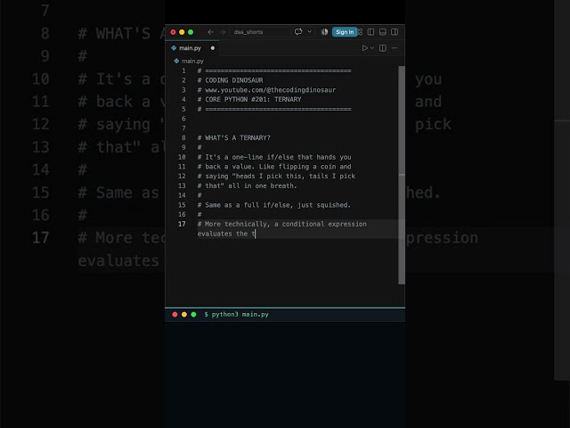 Write an if/else in ONE line of Python (ternary)