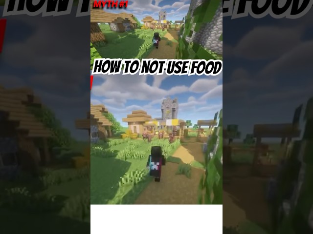 Stop eating food #minecraft