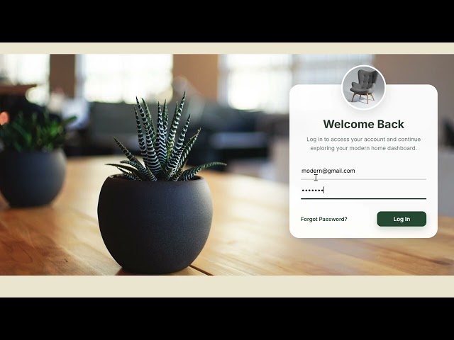 Modern login page using pure HTML CSS #coding #html #css