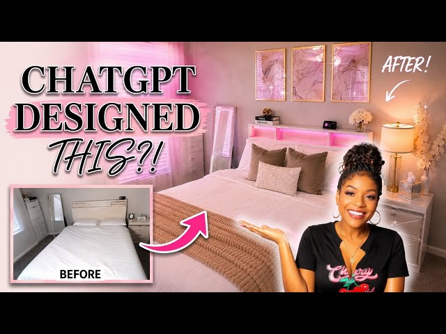 😲 I Let ChatGPT Design My Bedroom  | Here's What Happened! | Amazon Haul