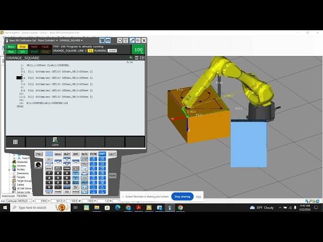 FANUC PR Offset Instructions