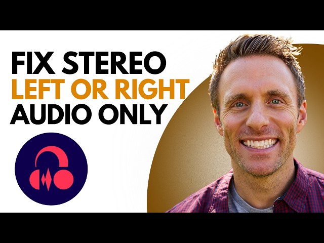 How to Fix a Stereo Audio Clip with Only LEFT or RIGHT Audio in Audacity (Simple Guide)