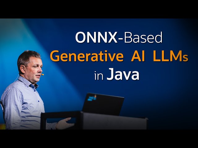 ONNX Based Generative AI LLMs in Java with Project Babylon