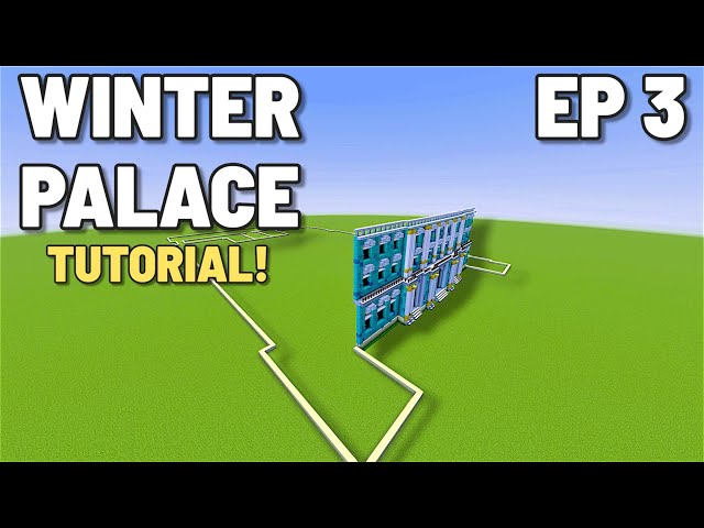 Minecraft Tutorial: How To Build The Winter Palace | Ep 3 |