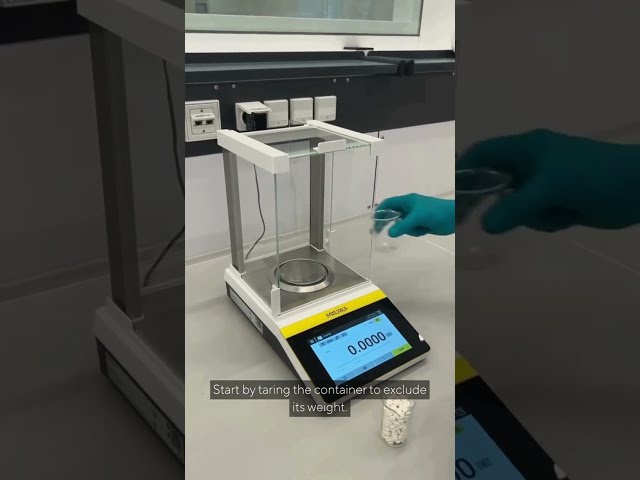Still Counting Samples Manually? Let Your Balance Do It #science #laboratory