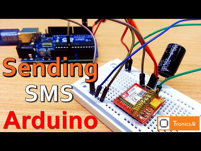 Arduino GSM Tutorial for beginners (Sending SMS with SIM800)