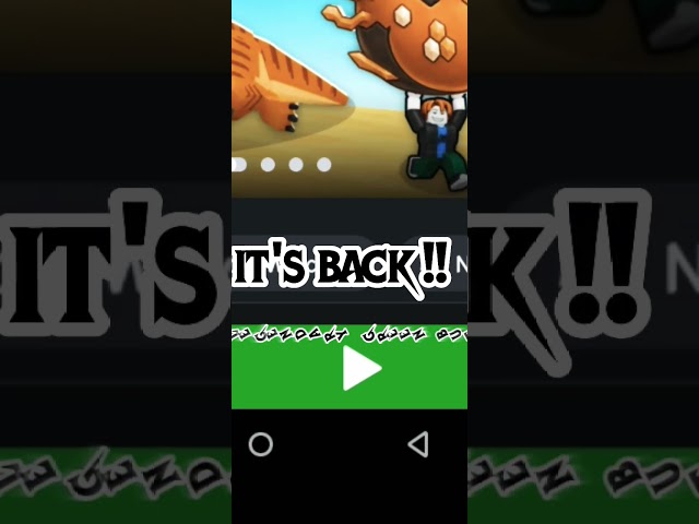 (roblox news)the legendary green button is back