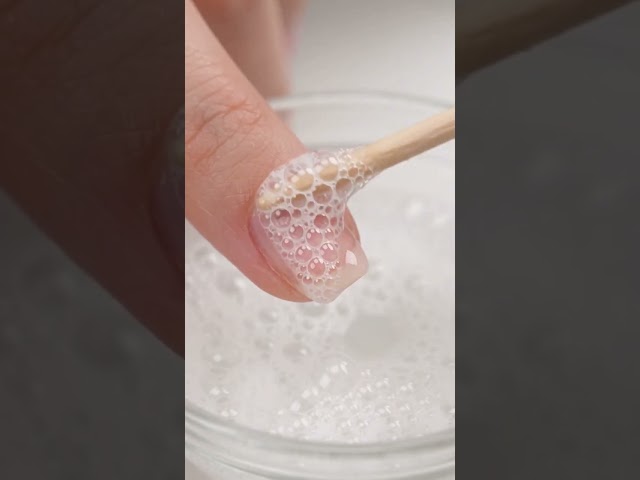 Bubble nails tutorial design for beginners #beautyhack