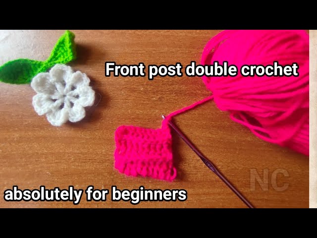 🧶 How to Front Post Double Crochet Stitch | Easy FPDC Crochet Tutorial for Beginners | #crocheting