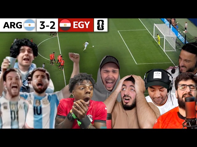 ARGENTINA HATERS CRASH OUT 😭 EGYPT FANS GUTTED After ARGENTINA SHOCK EGYPT 3-2! | MATCH REACTIONS