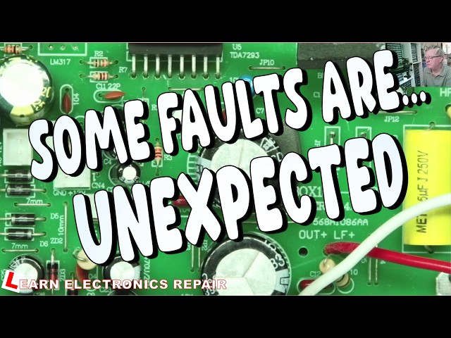 Some Faults Are Not Obvious : How To Fault Find Methodically - A Practical Example