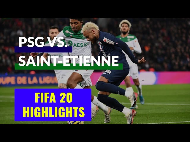 FIFA 20 Daily Match | Highlights Paris Saint Germain vs Saint-Etienne | Coupe de France Final