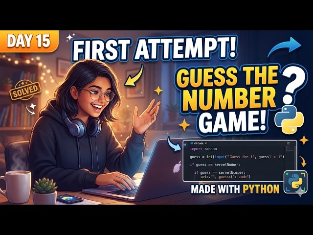 day 15 of practicing till faang comany reach me and give jib offer and todays topic as python game