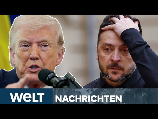 PUTINS KRIEG: Ukraine macht Angebot an Russland! Trump lehnt Bitte von Selenskyj ab I WELT STREAM