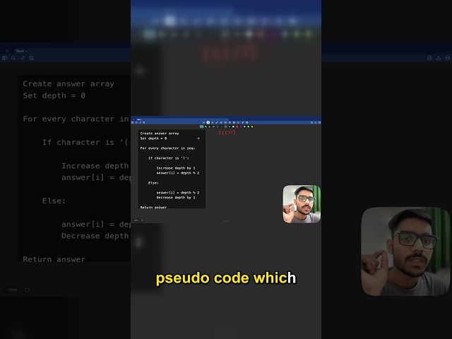Pseudo Code Explained: Solve Depth Problem Fast #Shorts #coding #programming