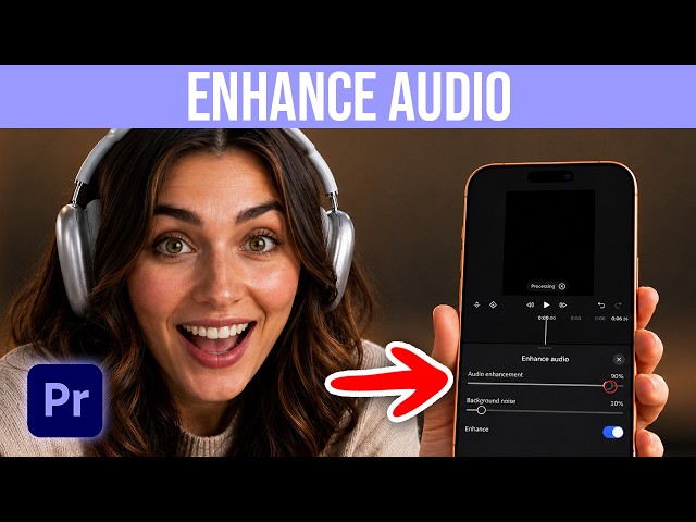 How To Enhance Audio In Premiere Mobile App