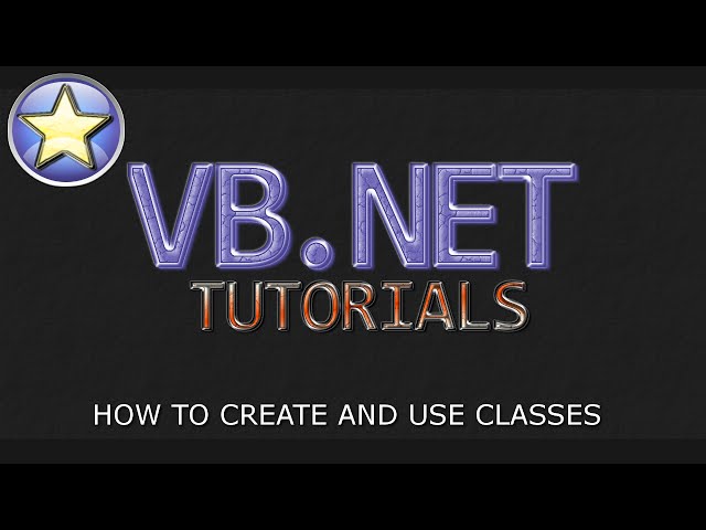 VB.NET Tutorial For Beginners - Creating Classes (Visual Basic Programming)