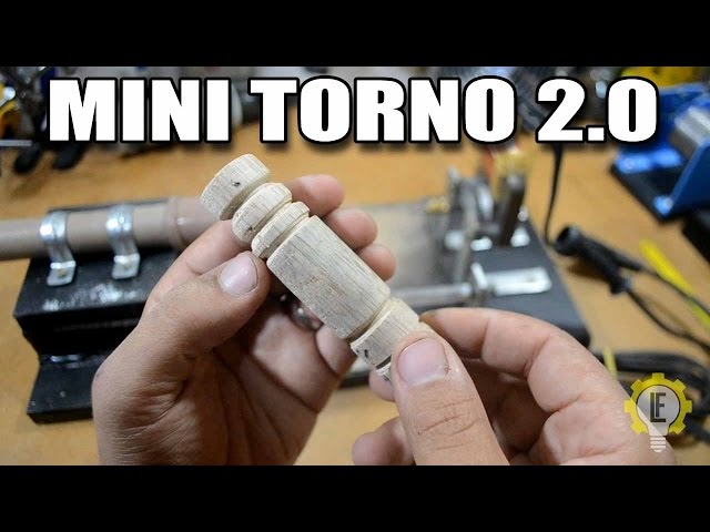 Mini torno versão 2.0! Faça o seu!