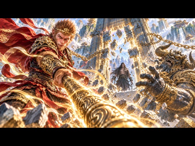 An Ancient Beast Guards Heaven’s Prison—Then Sun Wukong Smashes It Open With One Strike!