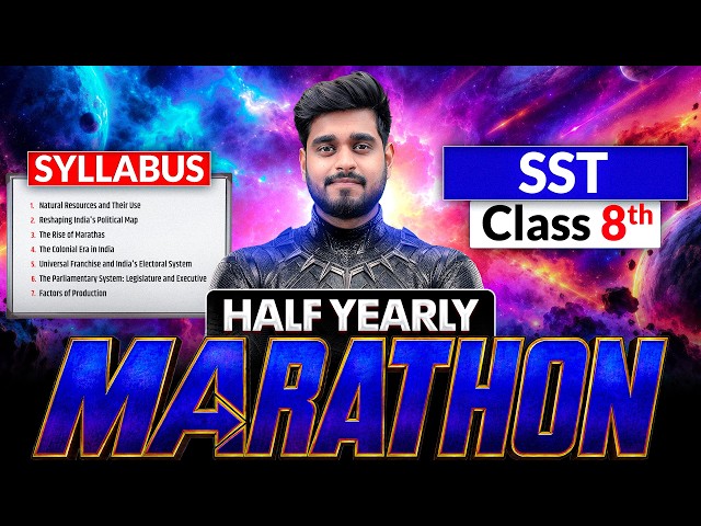 Class 8 SST in One Shot | Half Yearly Marathon | Aditya Kaushik Sir
