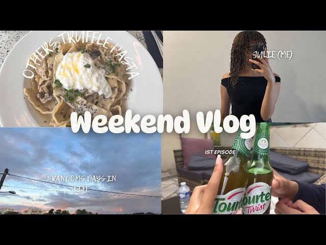 (1st) FRANCE vlog 🥐: weekend in paris countryside, breakfast, hanging around, pizza, playing