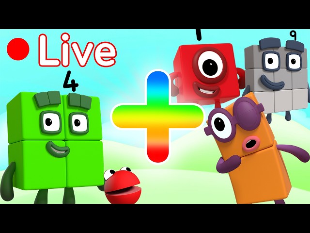 🔴 ¡Aprendamos sumas para la vuelta al cole! | ¡Aprende a contar con los Numberblocks en Español!