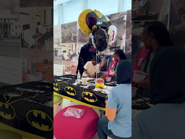 Batman and Nightwing Stopped by Nicklaus Children's Hospital!