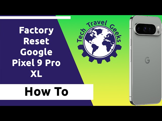 How to take factory reset Google Pixel 10 Pro XL #Pixel #Pixel10 #pixel10pro