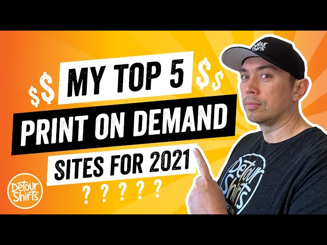 What is the best Print on Demand Site? My Top 5 Print on Demand Companies for 2021. Pros vs Cons.