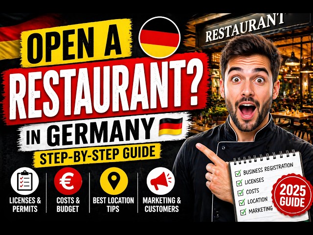 How to Open a Restaurant in Germany 🇩🇪 | Costs, Licenses & Step-by-Step Guide