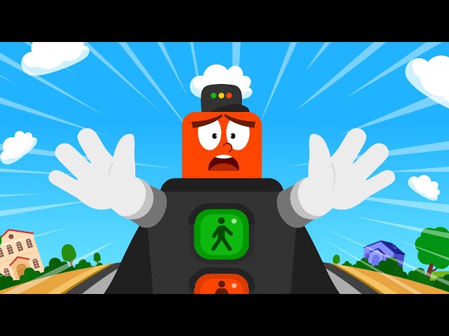 [ES, PT Sub] Stop! Signal Man ♪ | Looking around for cars! | Nursery Rhymes | Car Songs★TidiKids