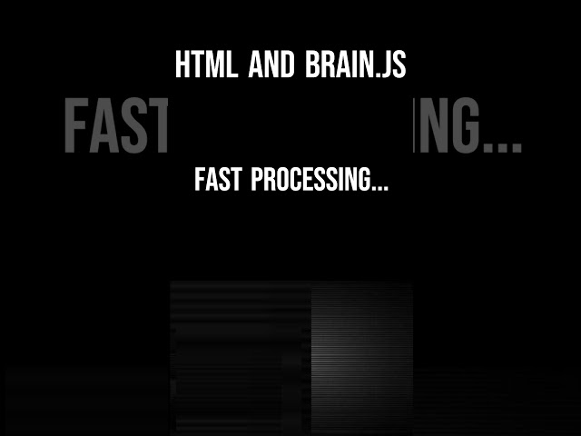 Learn Brain.js Fast Processing with GPU