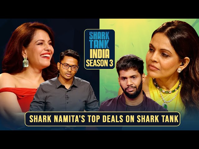Namita ने Pitchers के बोलने पे बढ़ाया Valuation | Shark Tank India S3 | Compilation