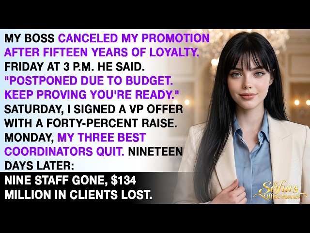 He Canceled My Promotion on Friday—By Monday, His Team Started to Fall Apart