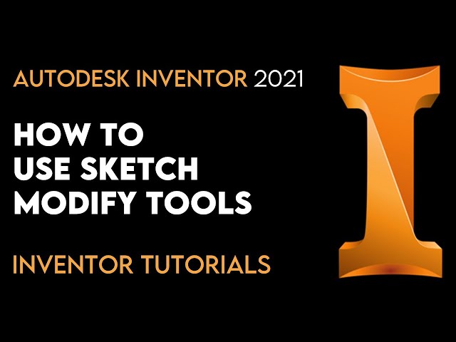 Autodesk Inventor 2021 | How to use Sketch Modify Tools | Tutorial