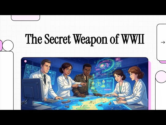 The Secret Weapon of WWII - Operations Research: Concepts and Programming Models