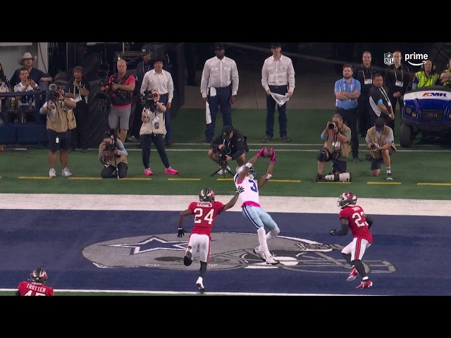 CRAZY ATHLETIC CATCH BY GEORGE PICKENS FOR THE TD