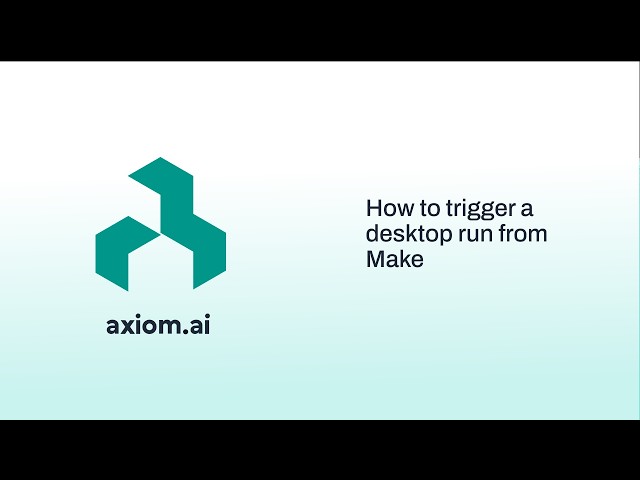 Trigger a browser automation on your own machine from Make.com