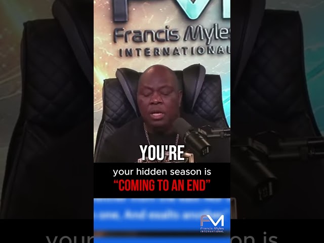 Your Hidden Season is Coming to an End