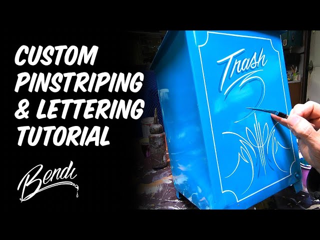 Custom Lettering and Pinstriping Tutorial