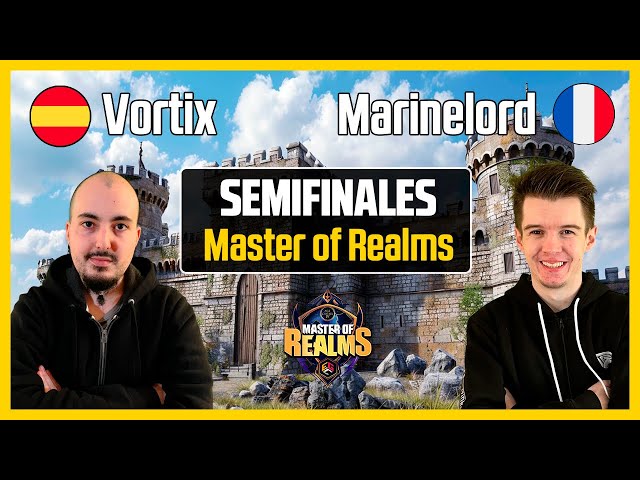 Vortix VS Marinelord #4 | SEMIFINALES del MASTER OF THE REALM | Age of Empires 4