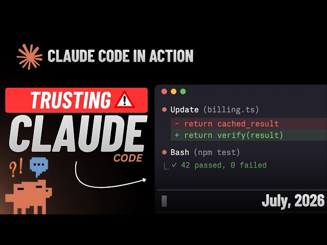8. Trust It: Verifying Unsupervised Runs | Claude Code in Action | Claude course
