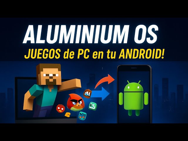 Aluminium OS: Windows games on Android? Google PC gamers #indiegame fangames FNAF Minecraft